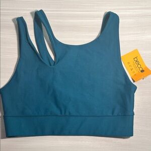 BECCA Teal Sports Bra